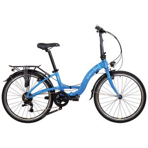 Dahon hopfällbar cykel Briza D8  24 tum blå